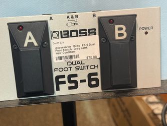 Boss dual foot switch FS6