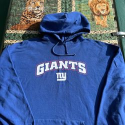 New York Giants Blue Hoodie NFL Football 🏈