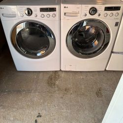 Lg Front Load Washer And Dryer Set 