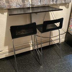 Collapsible Breakfast Bar w/ Stools