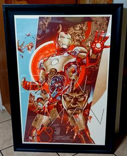 Iron Man 3 by Martin Ansin Limited Ed 421/450 Screen Print Movie Poster Art MINT