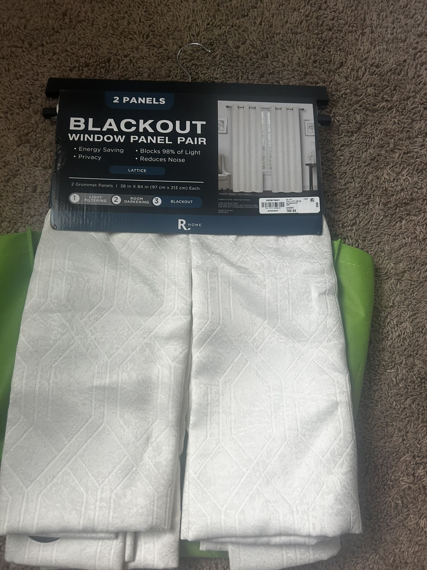 Windows/ Patio Curtains New