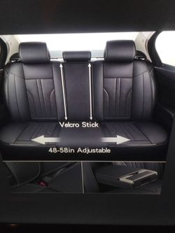 New back seat cover for most sedans SUVs and trucks adjustable width 48" to 58"