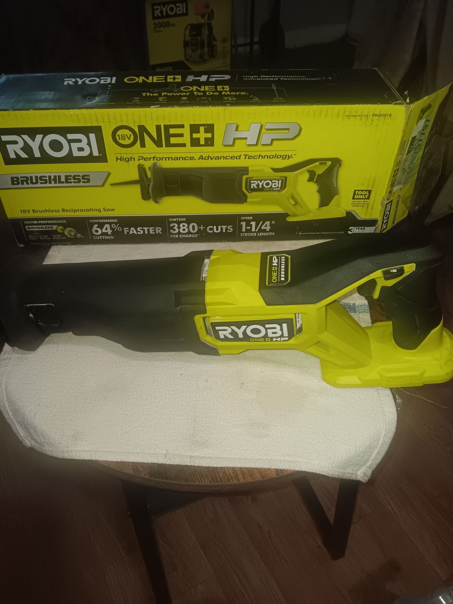 Ryobi 18V One+plus HP 18V Brushless Reciprocating Saw
