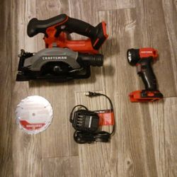 Craftsman Circular Saw  20 V LED Task Light LED Light 5 3/8" 18T  2.0AH Battery