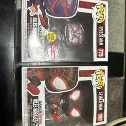 miles morales spiderman funko pops
