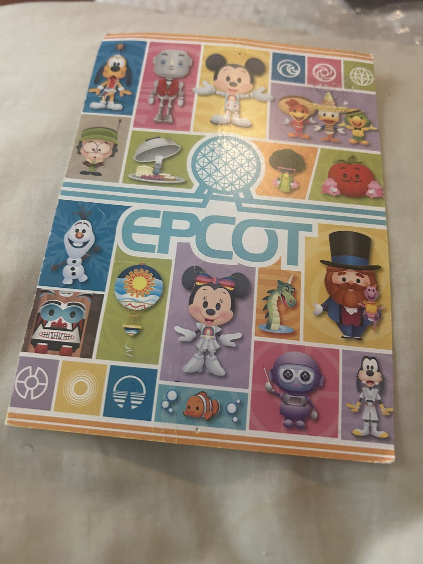 Epcot around the world postcard