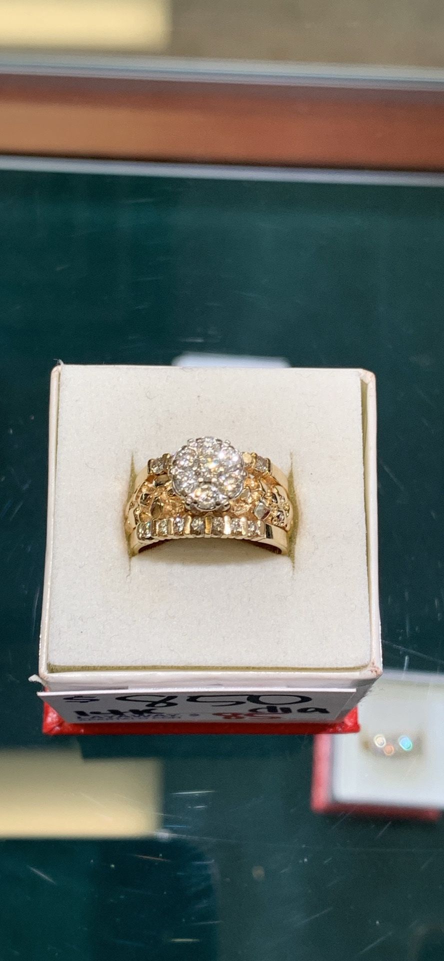 14k Diamond Wedding Set