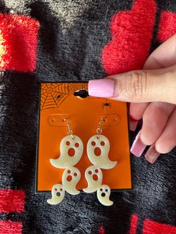 Halloween Ghost Dangle Earrings