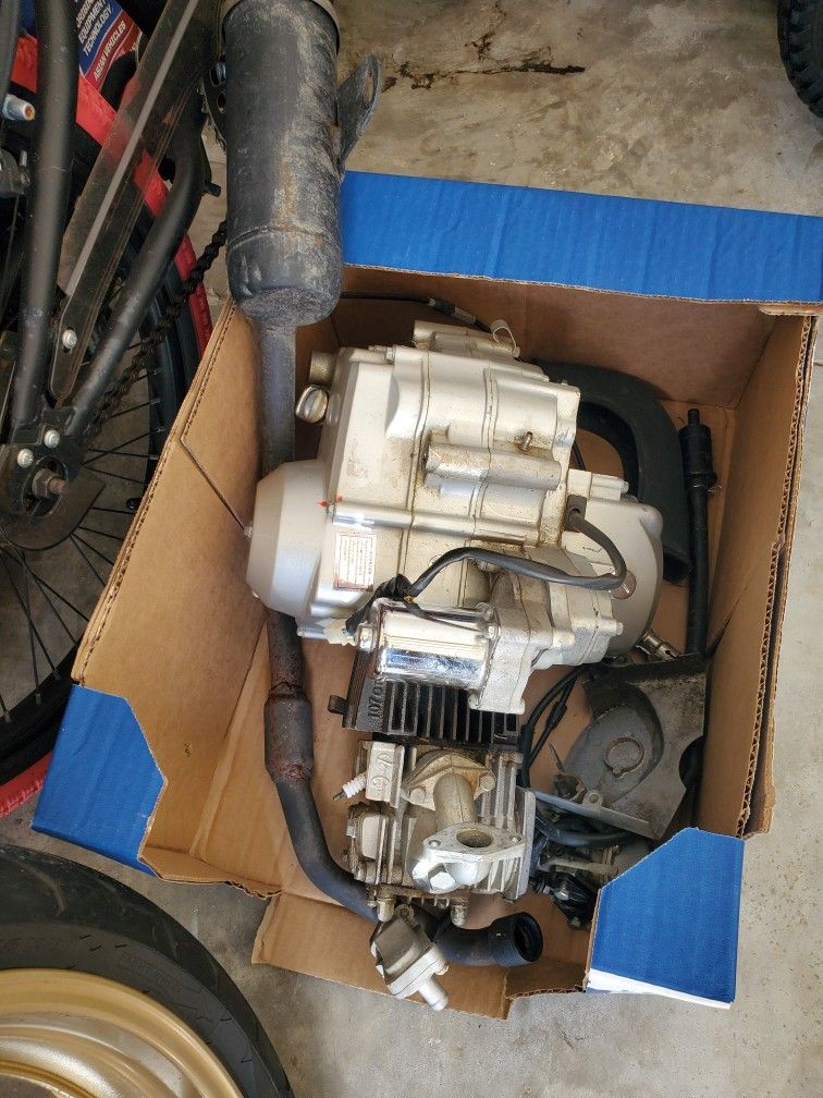 110 CC Motor Off A TaoTao 4 Wheeler 