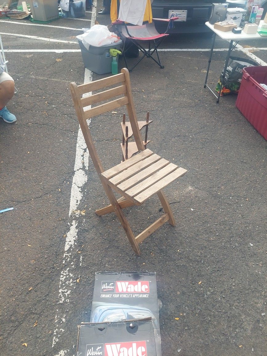 Collapsible Wooden Chair