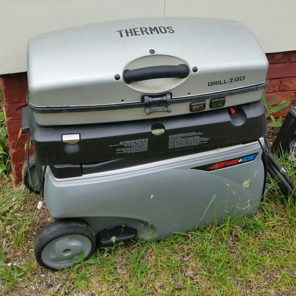 Thermos Grill2go Fire And Ice Grill Cooler Combo Sante Blog