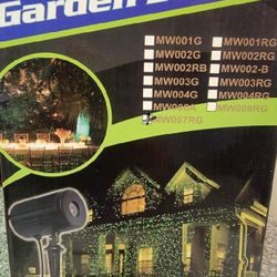 Garden Laser. Holiday Laser. Laser Light