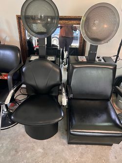 Hair dryer and styling chair