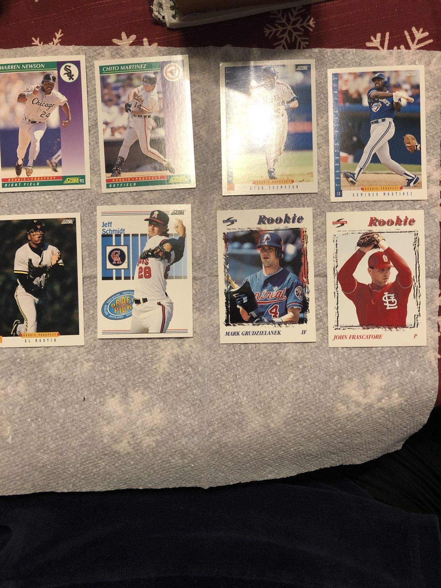 SCORE BASEBALL CARDS