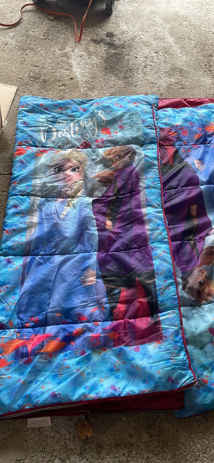 Frozen Sleeping Bags