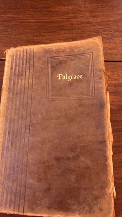 Palgrave Antique Leather Bound Book