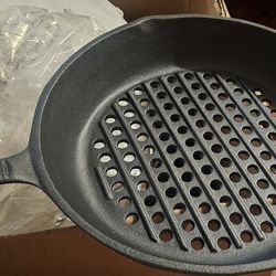 Parini 10in dia grill skillet