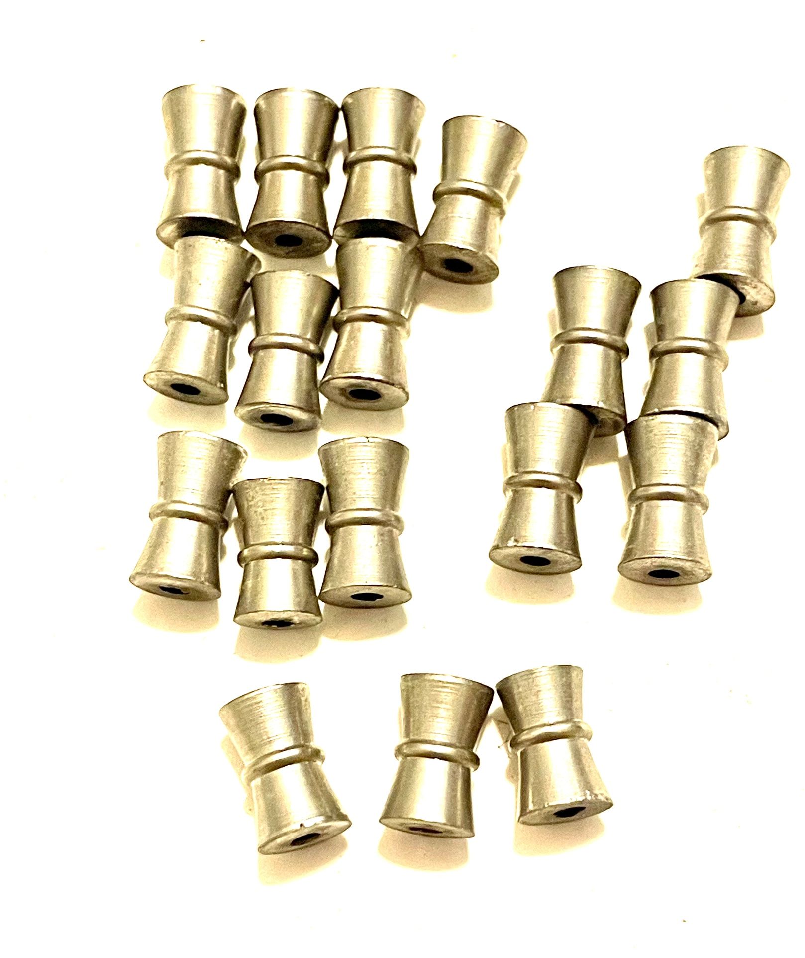 Lot Of 18 German Silver Beads