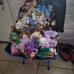 Lot of beanies babies