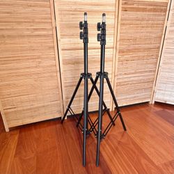 30in~8ft) Professional Studio Light Stands Set (2 Pack) tripod