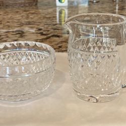 Waterford Crystal Sugar and Creamer Set