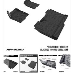 Floor Liners for Silverado 1500/Sierra 1500 Air Design