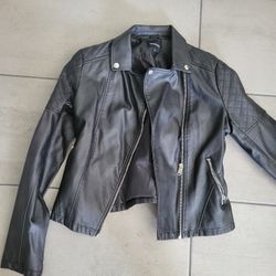 Faux Leather Motorcycle Jacket