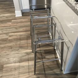 Set of 2 Bar Stools - New Condition 