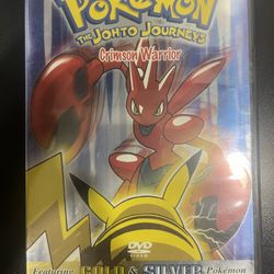 Sealed Pokemon Crimsion Warrior Dvd (2001)