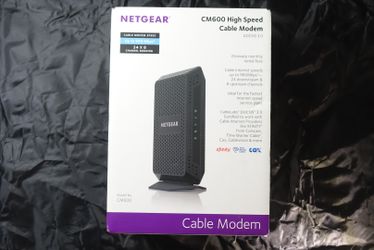 Netgear CM600 High Speed Cable Modem DOCSIS 3.0 960 Mbps 24x8