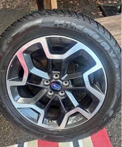 Subaru Wheels w Studded Federal Himalaya WS2 225/55R17 Tires
