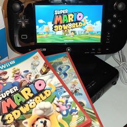 🤩🎮🌟 NINTENDO Wii U DELUXE 32GB BUNDLE VIDEOGAME CONSOLE! 🏎️ MARIO KART 8
