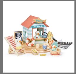 Tender Leaf Toys Sandy's Beach Wooden Play Set