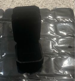Black Velvet Ring Boxes Package of 20