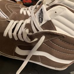 Brown High Top Vans