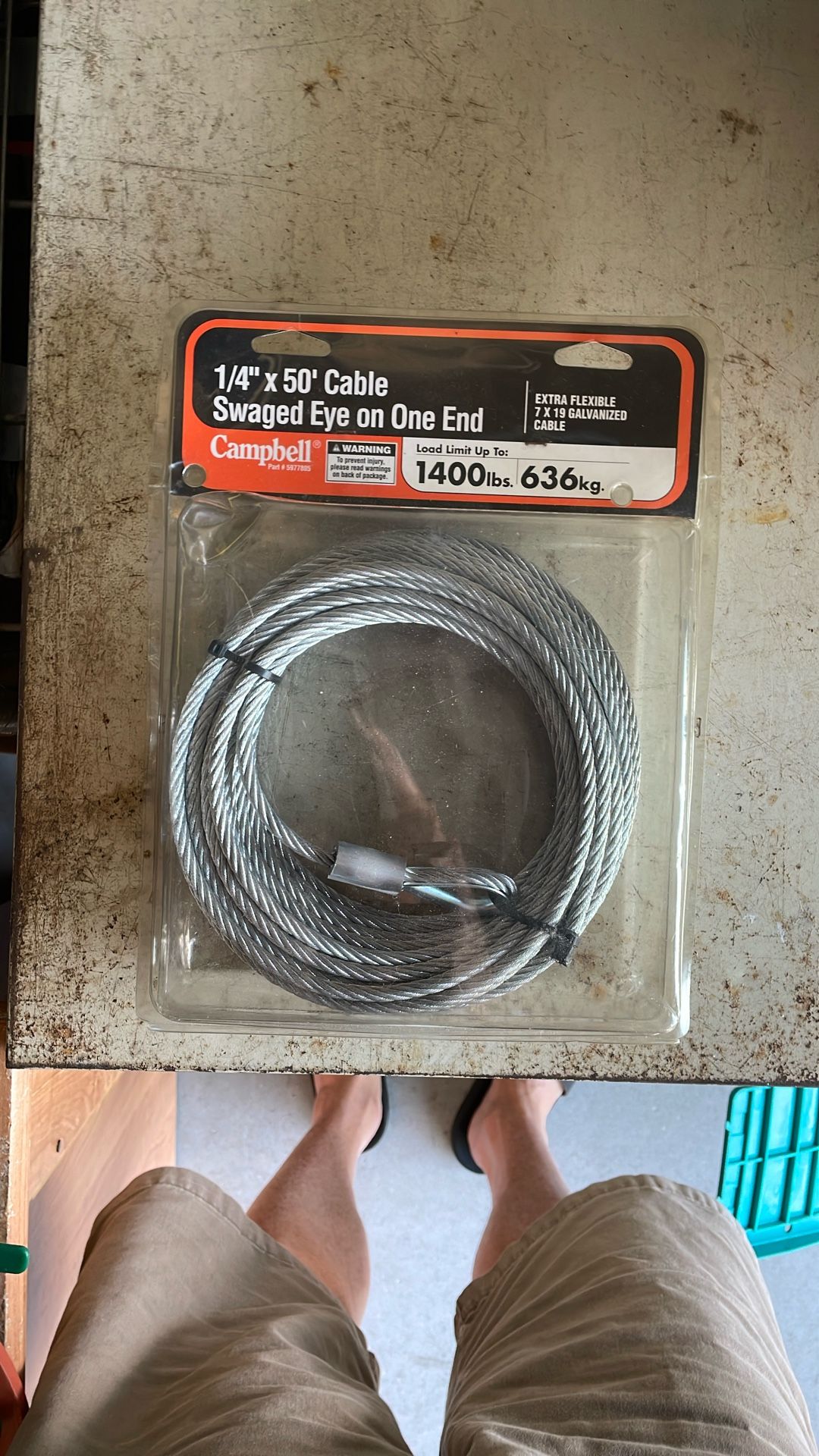 1/4” Steel Cable