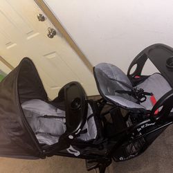 Double Stroller -BabyTrend Sit N Stand