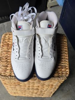 Fila F-13V high-top lifestyle sneakers men's size 10.5