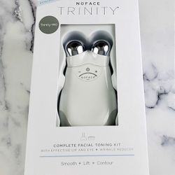 Brand New Never Used NuFACE Trinity Pro Complete Facial Toning Kit - All Attachments - Retail $495+