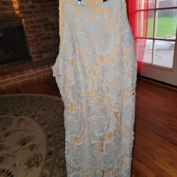 Light Blue Short Dress