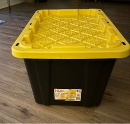 HDX 27-Gallon Tough Tote Storage Container