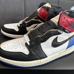 Nike Air Jordan 1 Retro High OG SP Fragment Union LA Varsity Red Sport Royal - Size 11.5M