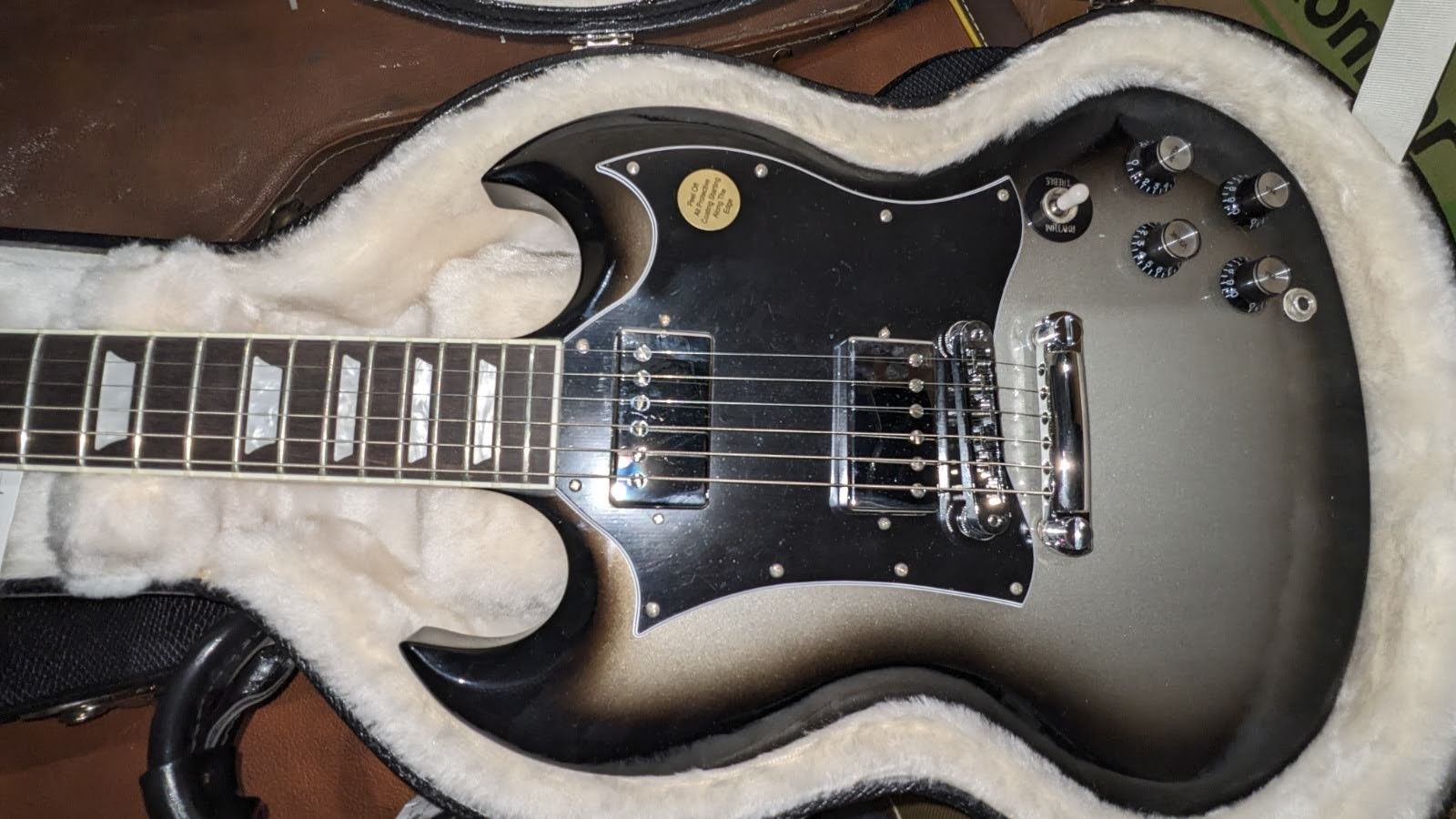 **2007 Gibson SG Silver Burst (SGSWSBC1) – NOS Condition!*T