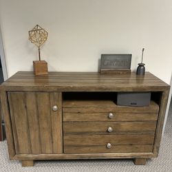 Solid Wood Console Table w/drawers 