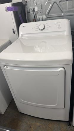 LG White Front-Load Dryer