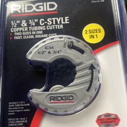Rigid C Style Copper Tube Cutter