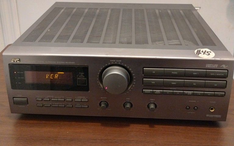 JVC RX-515VTN Digital Surround System Receiver, Firm $45