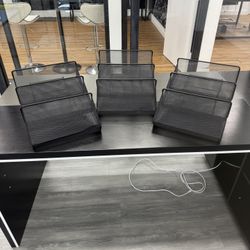 WIRE MESH 3 TIER HANGING PAPER/LETTER TRAY