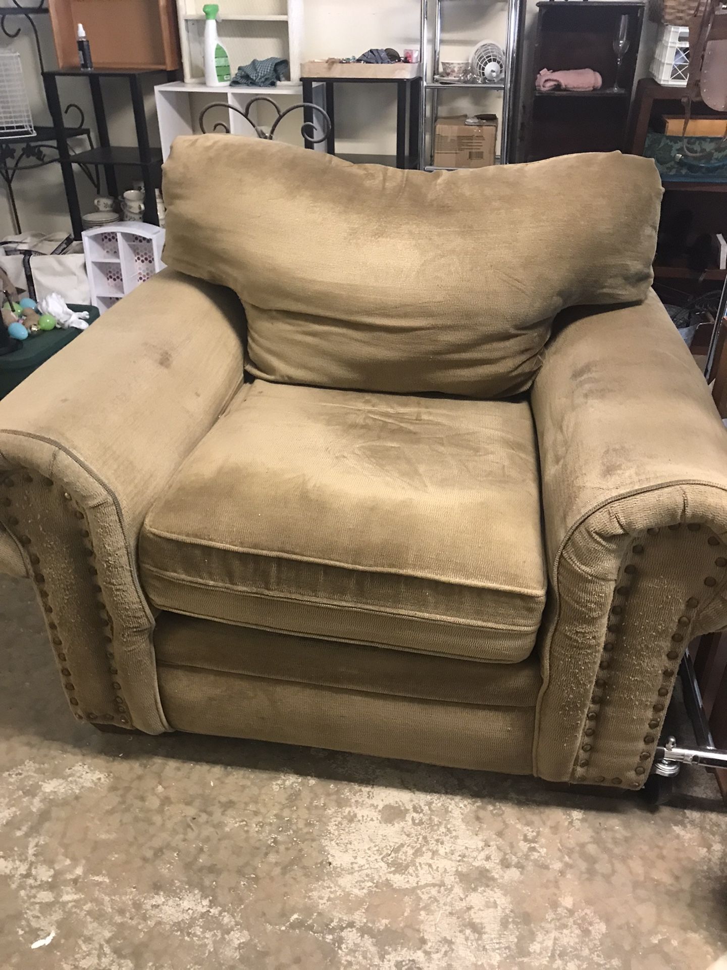 Big Cozy Tan Chair